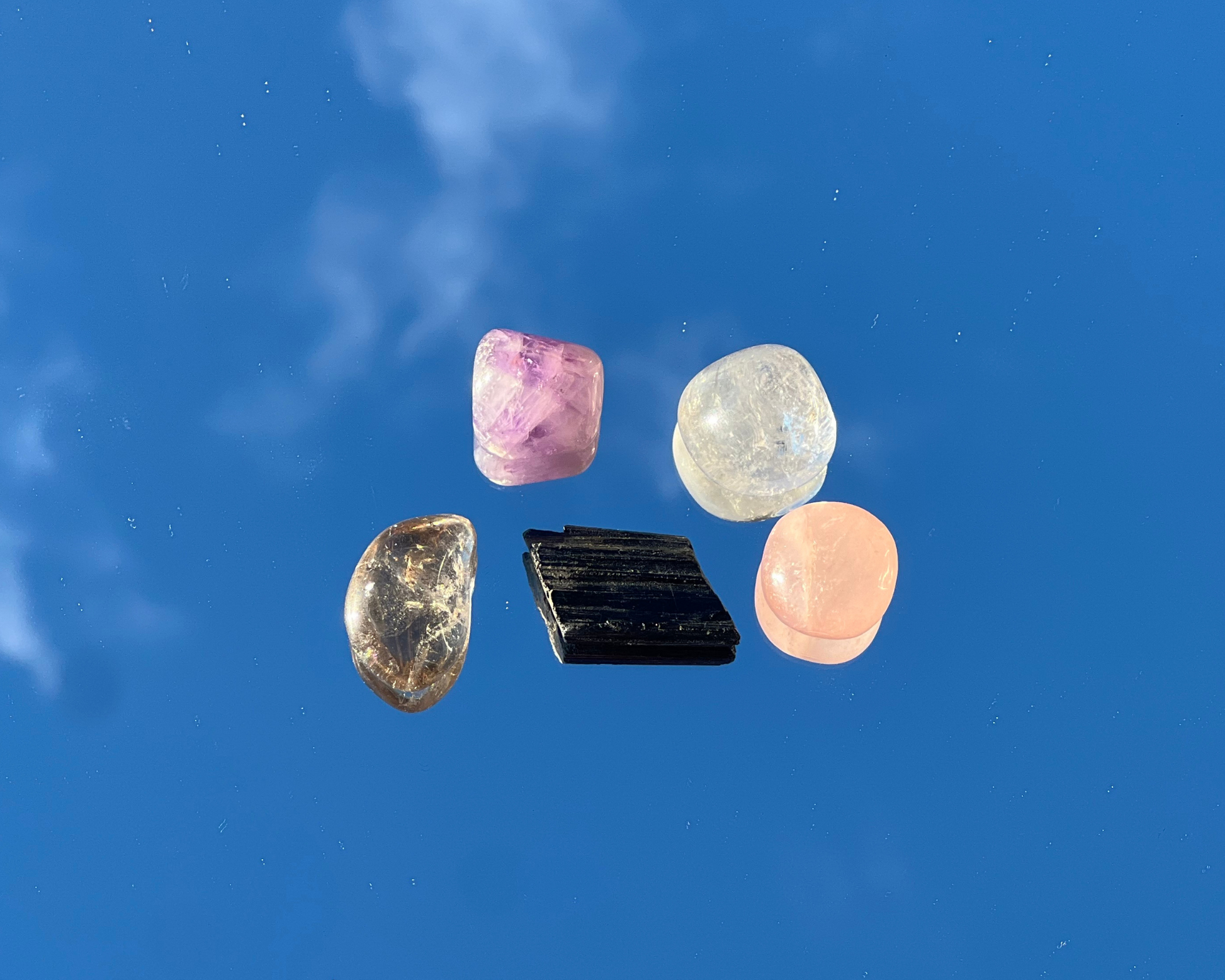 Cleansing crystal tumble kit for anxiety