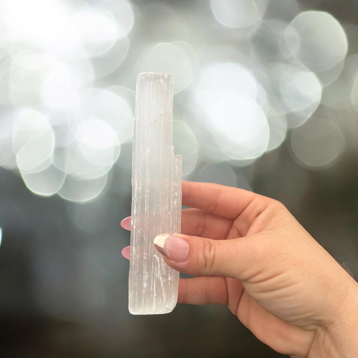 Sage & Selenite Cleansing Wand